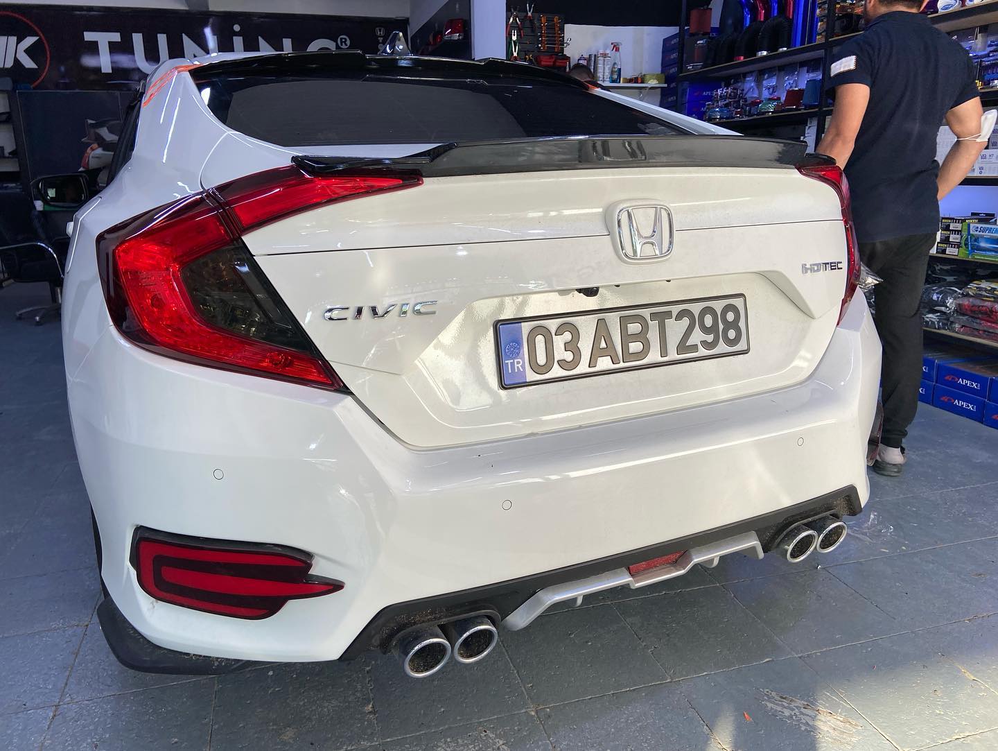 Honda Civic Fc5 2016-2021 Fc5 E Dizayn Arka Sis Ledi